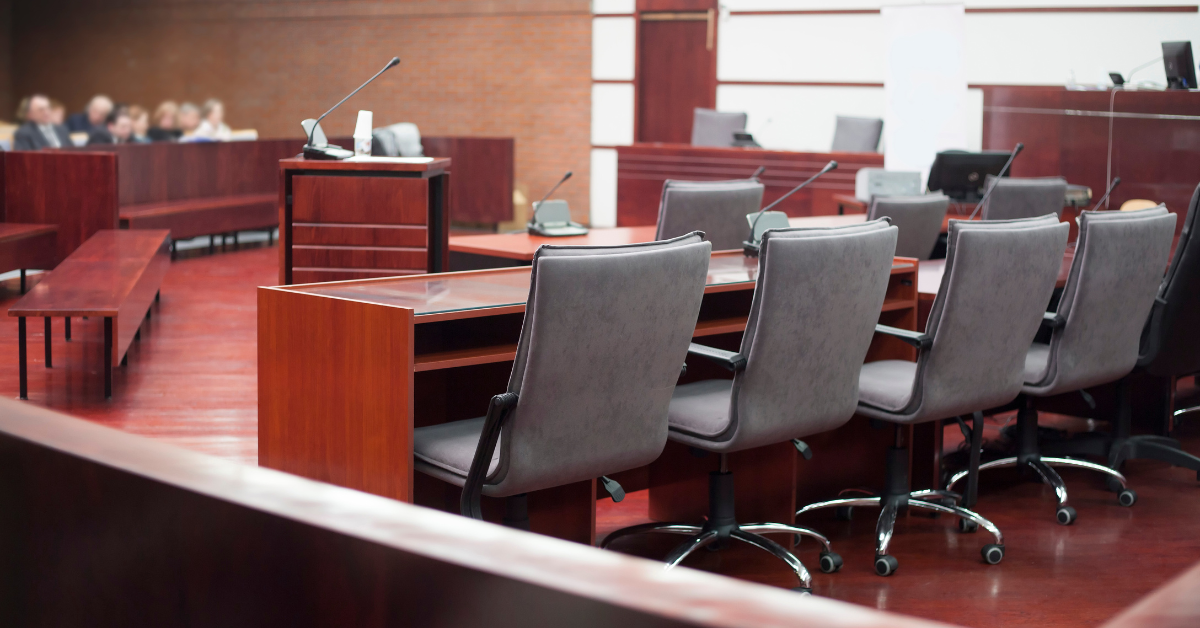 Civil service hearing room
