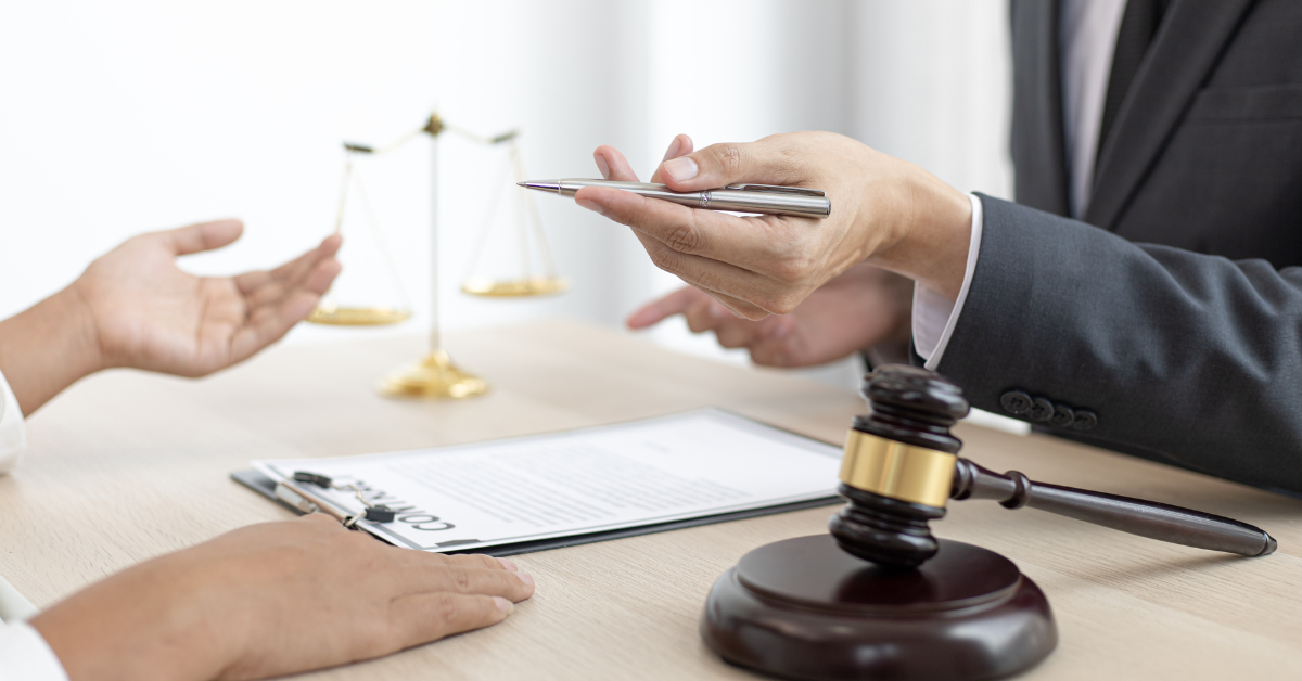 A person signing a contract for an appeal